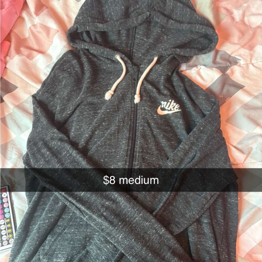 Nike Charcoal Full-Zip Hoodie